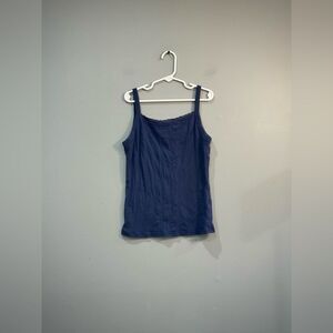 Girls’ Navy SO Lace Tank Top Size L (10-12) EUC